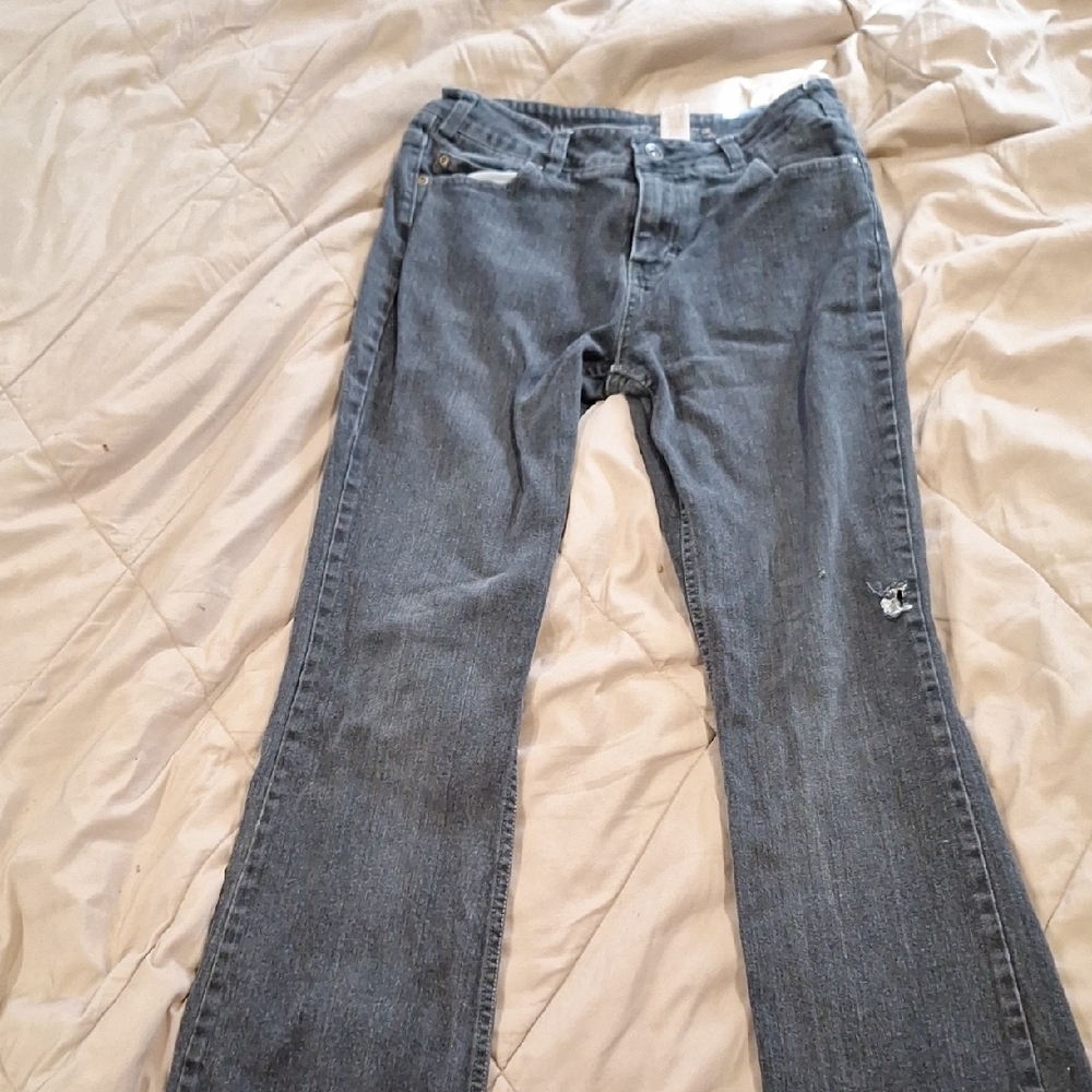 Stylish Gray Denim Jeans
